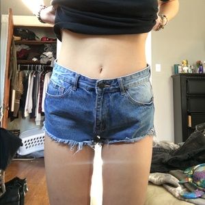 jean shorts